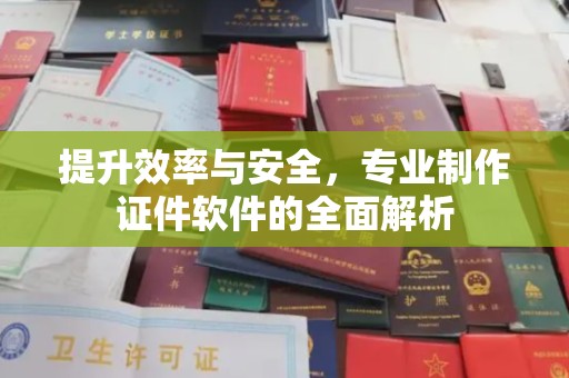 雁塔提升效率与安全，专业制作证件软件的全面解析