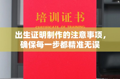 雁塔出生证明制作的注意事项，确保每一步都精准无误