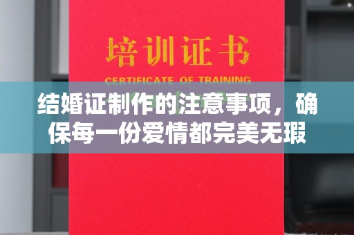 雁塔结婚证制作的注意事项，确保每一份爱情都完美无瑕