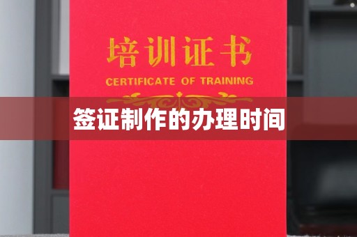 雁塔签证制作的办理时间